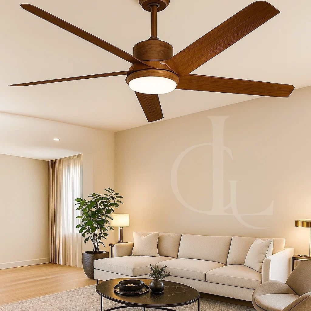 Darkwood Zenith (52 Inches Span, Wooden Finish ABS) Ceiling Fan with Remote Control
